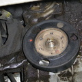 M110 water pump, thermostat and crank oil seal